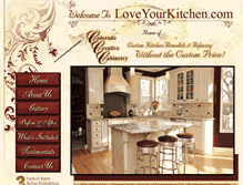 Tablet Screenshot of loveyourkitchen.com